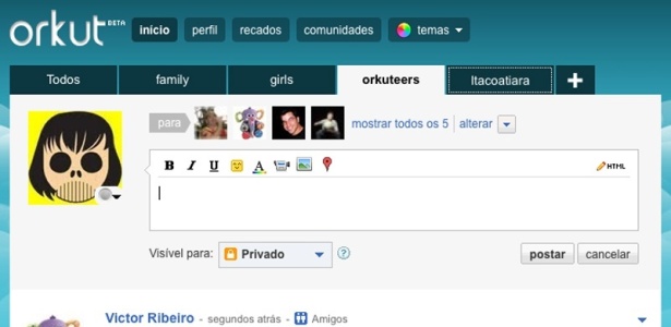 Orkut, rede social mais acessada no Brasil, é utilizado por cibercriminosos para phishing