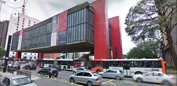 Google Street View disponibiliza imagens panormicas. Na imagem, o Masp, em So Paulo