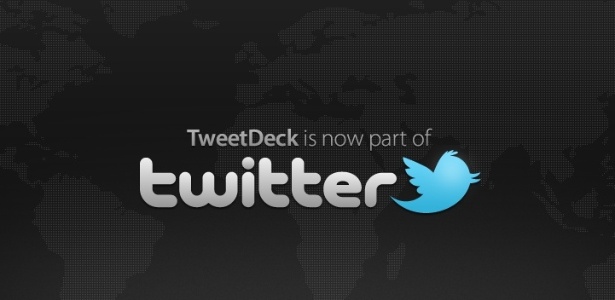 Mensagem em ingls no site do TweetDeck confirma aquisio da empresa pelo Twitter