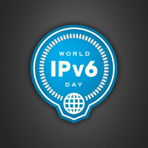 Logo do "World IPv6 Day" (Dia Mundial do IPv6) - Divulgação