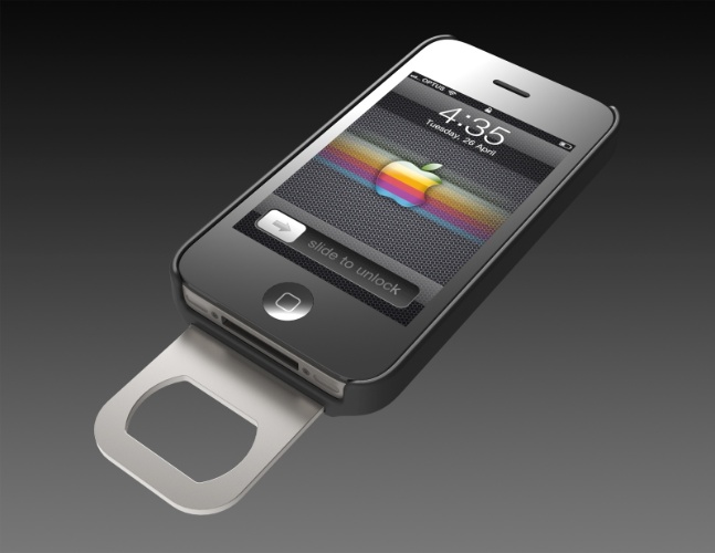 Opena, capa para iPhone que transforma o aparelho em abridor de garrafas