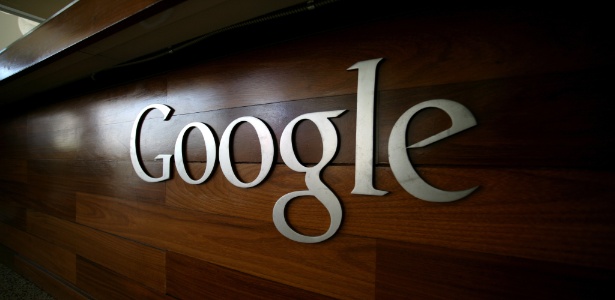 Logotipo do Google na sede oficial da empresa em Mountain View, na Califrnia (EUA)